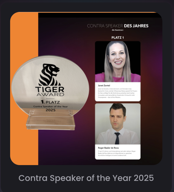 Contra Speaker of the Year 2025: Platz 1